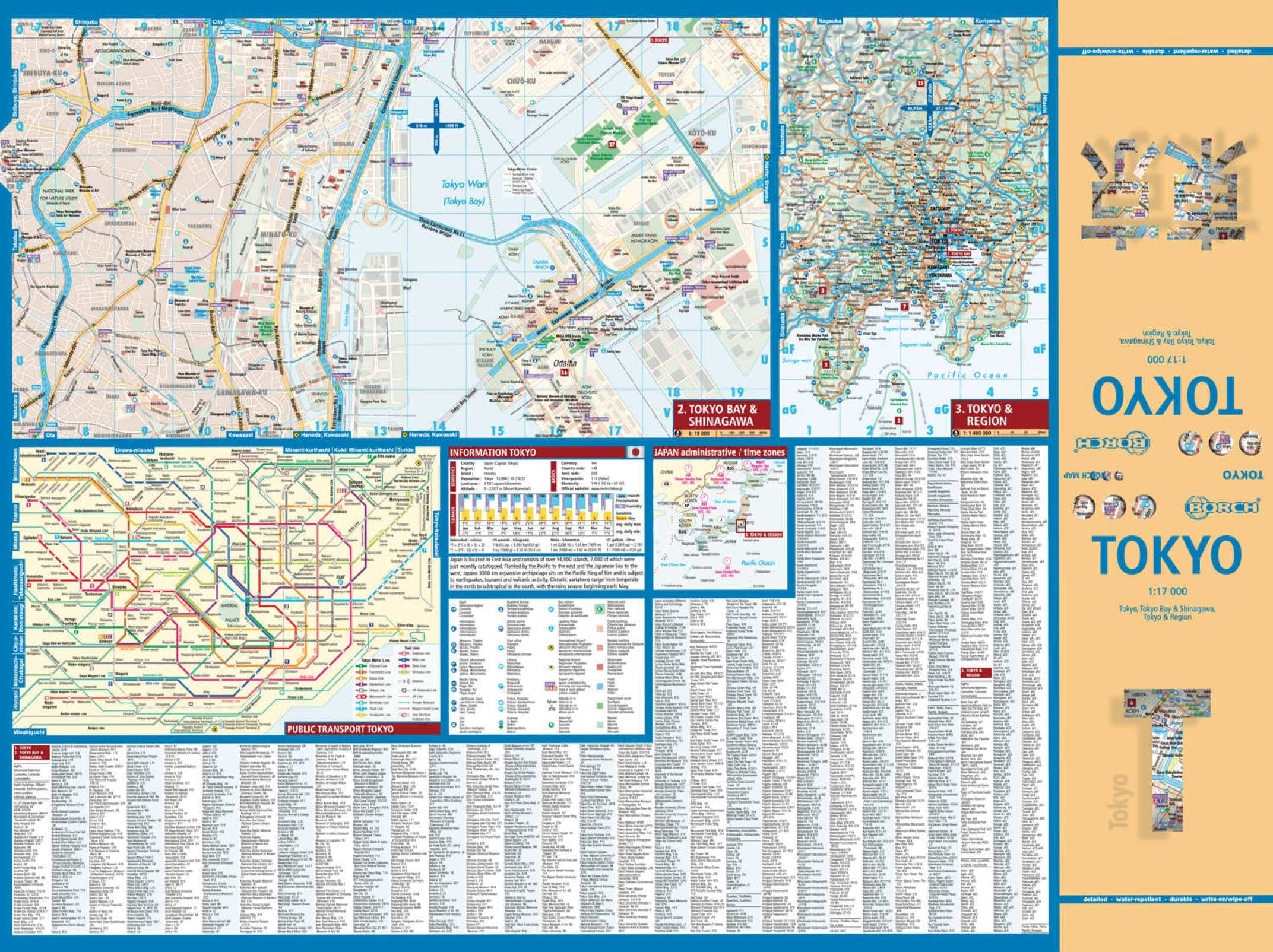 Tokyo Japan Borch Map - page 1