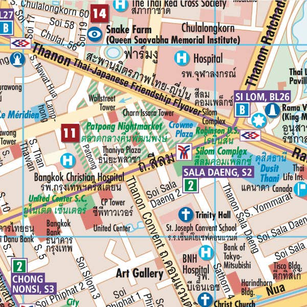 Bangkok Borch Map Kartenansicht