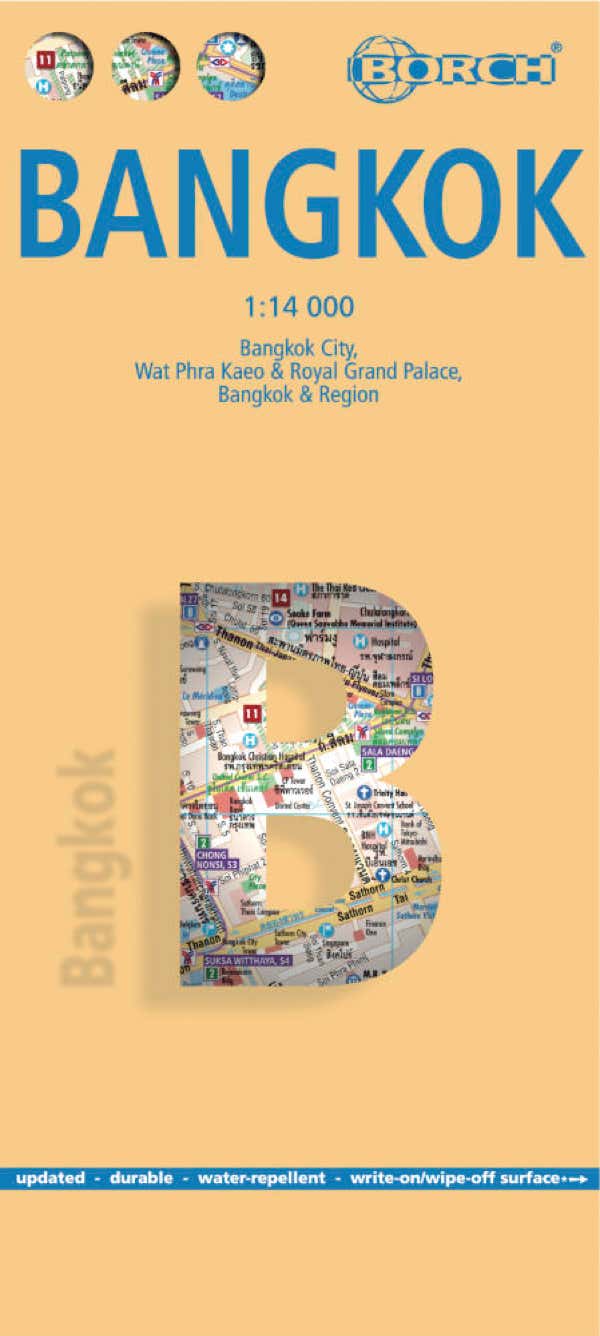 Borch Map von Bangkok, Thailand